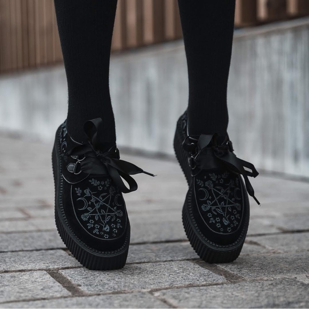 Killstar ‘Enchant Me’ Creepers - Black - Picture 6 of 6